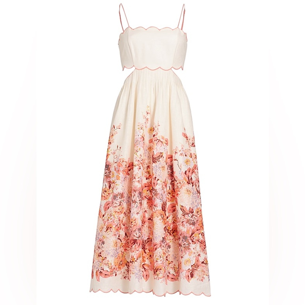 Zimmermann Scallop midi dress
